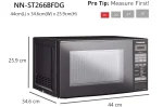 مایکروویو پاناسونیک مدل ST266B - تصویر 2